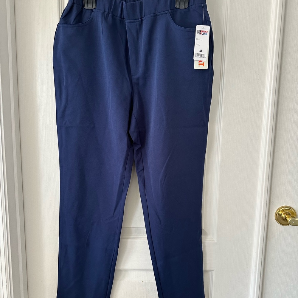 32 degrees women's soft stretch, pants. Navy medium NWT